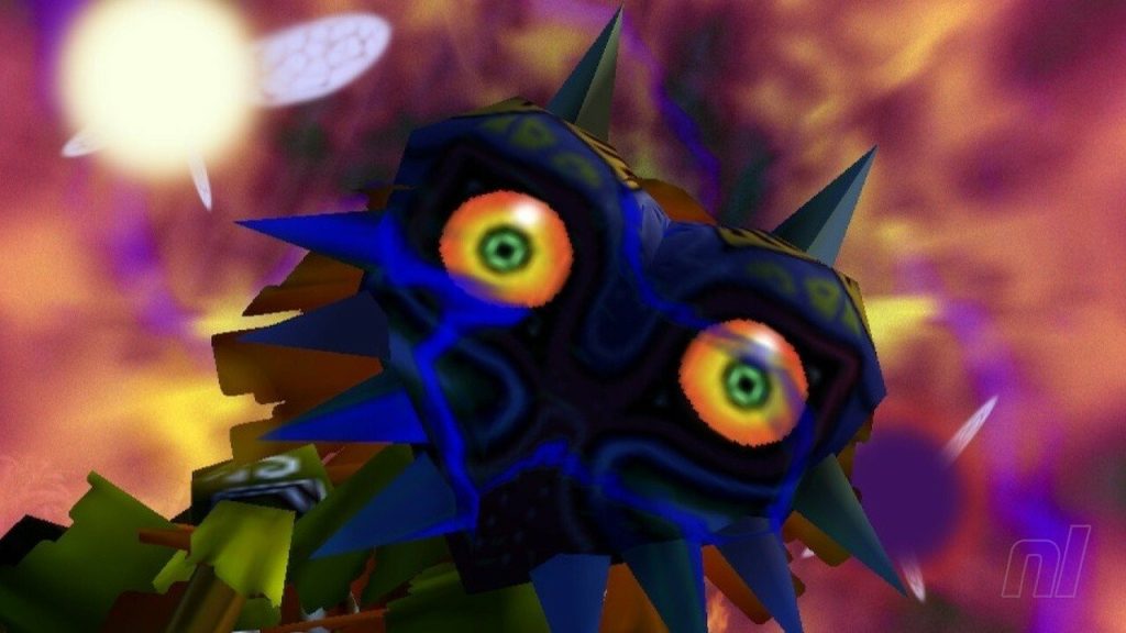 Zelda: Majora's Cutscene Mask al cambiar aparentemente "más refinado a N64" desde la emulación de la consola virtual de Wii