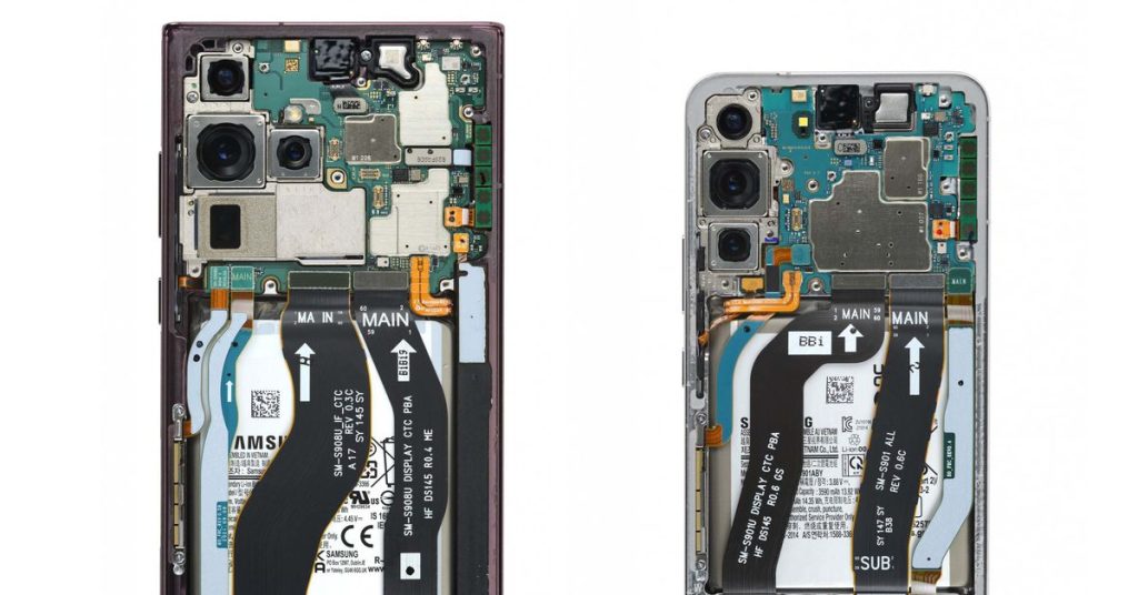 El desmontaje de iFixit muestra cómo Samsung empaquetó el S Pen en el S22 Ultra