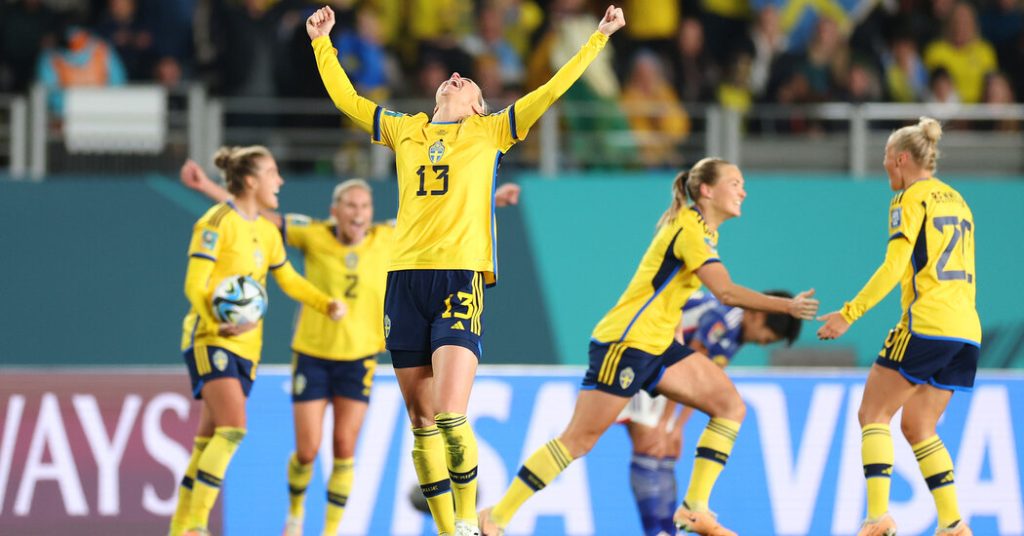 Suecia vence a Japón para llegar a las semifinales de la Copa Mundial Femenina