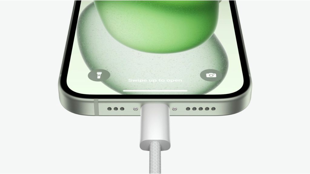 Puerto USB-C para iPhone 15: carga de 4,5 W para accesorios, puerto USB 3.2 Gen 2 para modelos profesionales y más