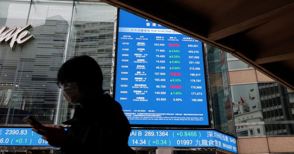 Las acciones asiáticas cayeron mientras los inversores se preparaban para una semana ocupada para los bancos centrales