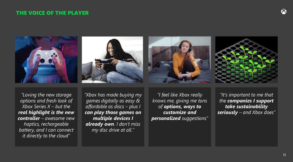 Una diapositiva de la gran filtración de Xbox