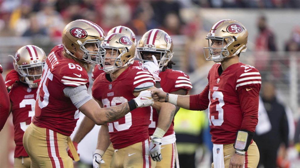 Por qué las pérdidas de balón entre 49ers y Rams de Brock Purdy no preocupan a George Kittle - NBC Sports Bay Area & California