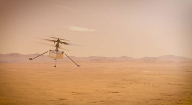 Helicóptero de Marte intenta establecer un nuevo récord de velocidad el jueves • The Record