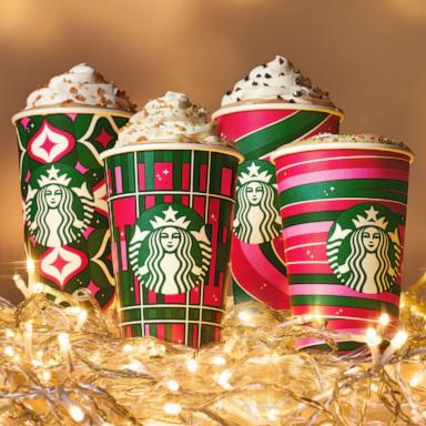 Las nuevas bebidas navideñas están en los menús de Starbucks, Dunkin' y Wendy's