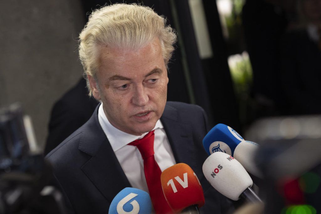 Geert Wilders dice que no cuenta con el apoyo de posibles socios de coalición para convertirse en Primer Ministro de Holanda