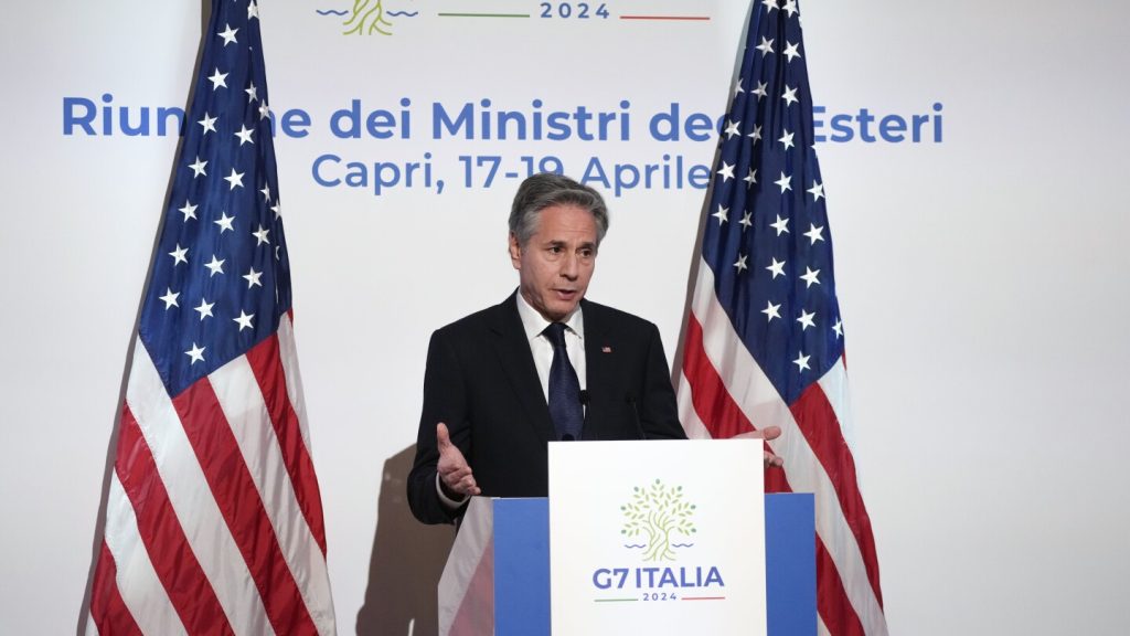 El Ministro de Asuntos Exteriores italiano afirma en la cumbre del G7 que Israel emitió una advertencia de último momento a Estados Unidos sobre un ataque con aviones no tripulados a Irán.