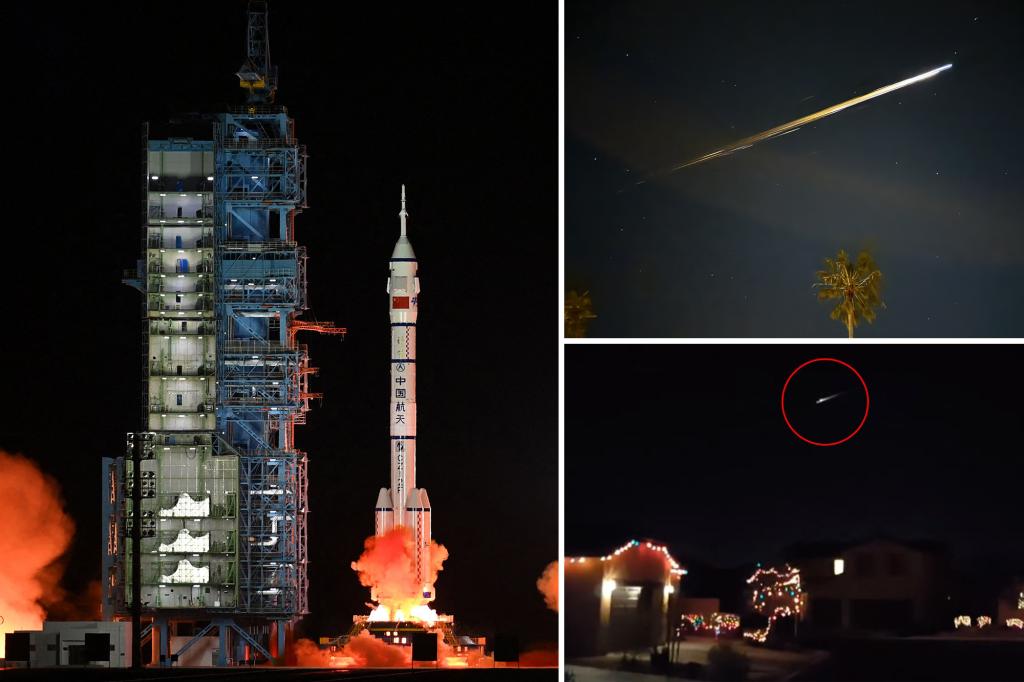 El misterioso espectáculo de luces sobre California fue la caída de desechos espaciales chinos a la Tierra