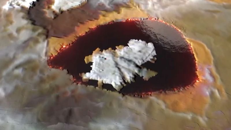 La NASA vuela cerca del lago de lava "Steeple Mountain" en la luna Io de Júpiter
