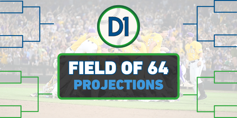 Estadio D1Baseball 2024 con 64 predicciones: 1 de mayo • D1Baseball