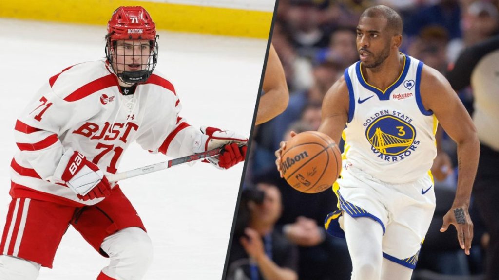 Chris Paul y los Warriors respaldan a Maclin Celebrini antes del Draft de la NHL - NBC Sports Bay Area y California